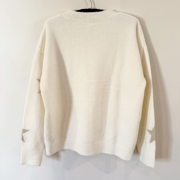 Skies are blue Star Pattern Sweater S - Picture 7 of 8